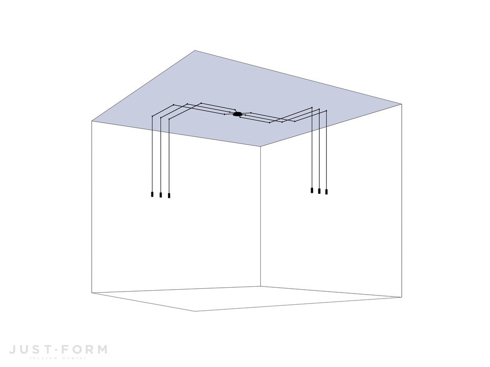 Подвесной светильник Wireflow Freeform фабрика Vibia  фотография № 5