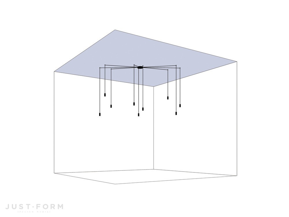 Подвесной светильник Wireflow Freeform фабрика Vibia  фотография № 1