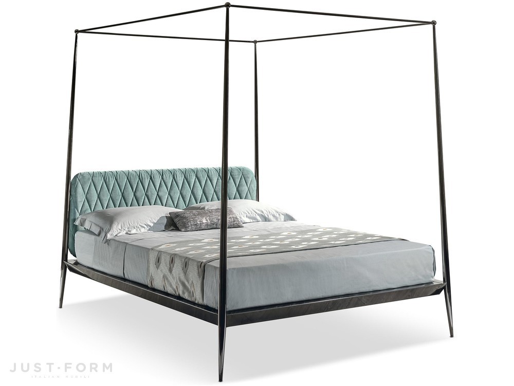 Кровать с балдахином и мягким изголовьем Urbino Upholstered Headboard Canopy Bed фабрика Cantori фотография № 1