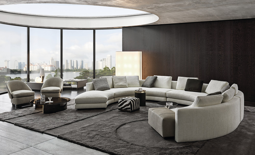 Модульный диван Daniels фабрика Minotti фотография № 6