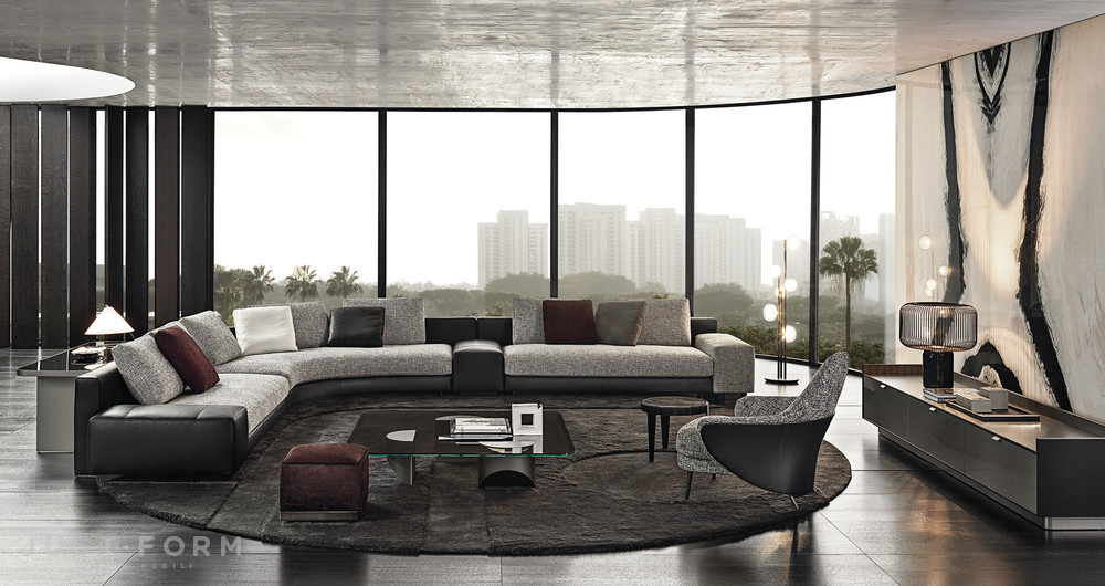 Модульный диван Daniels фабрика Minotti фотография № 5