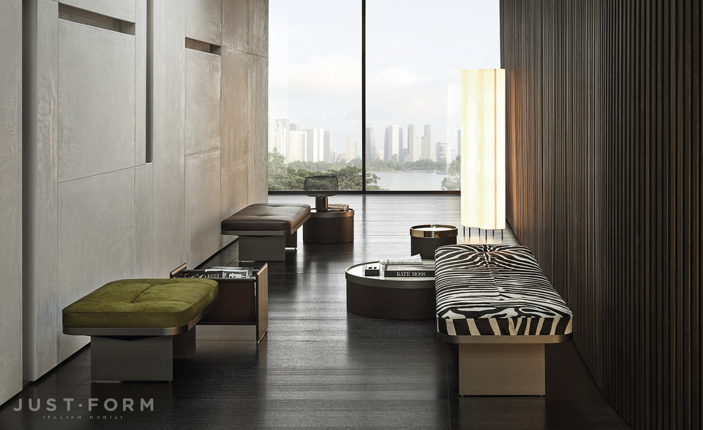 Скамья Clive фабрика Minotti фотография № 1