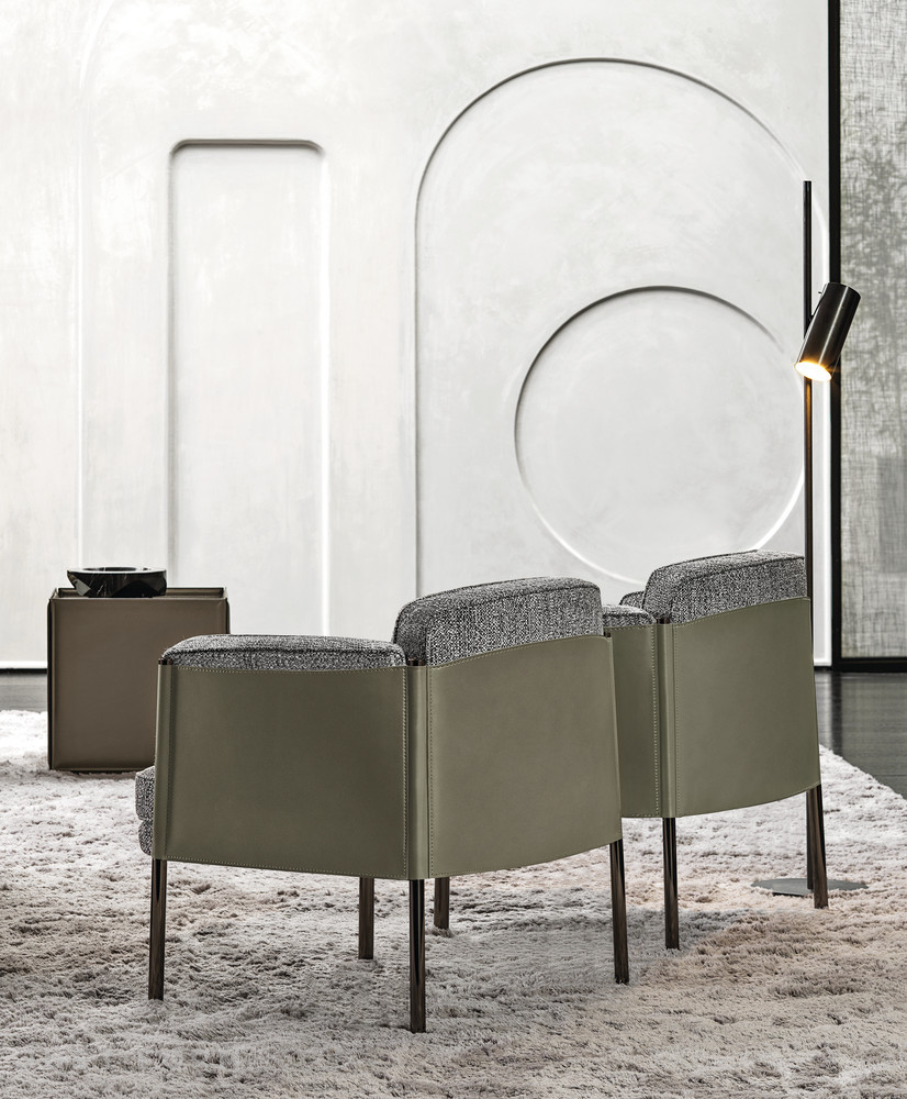 Маленькое кресло Shelley фабрика Minotti фотография № 1