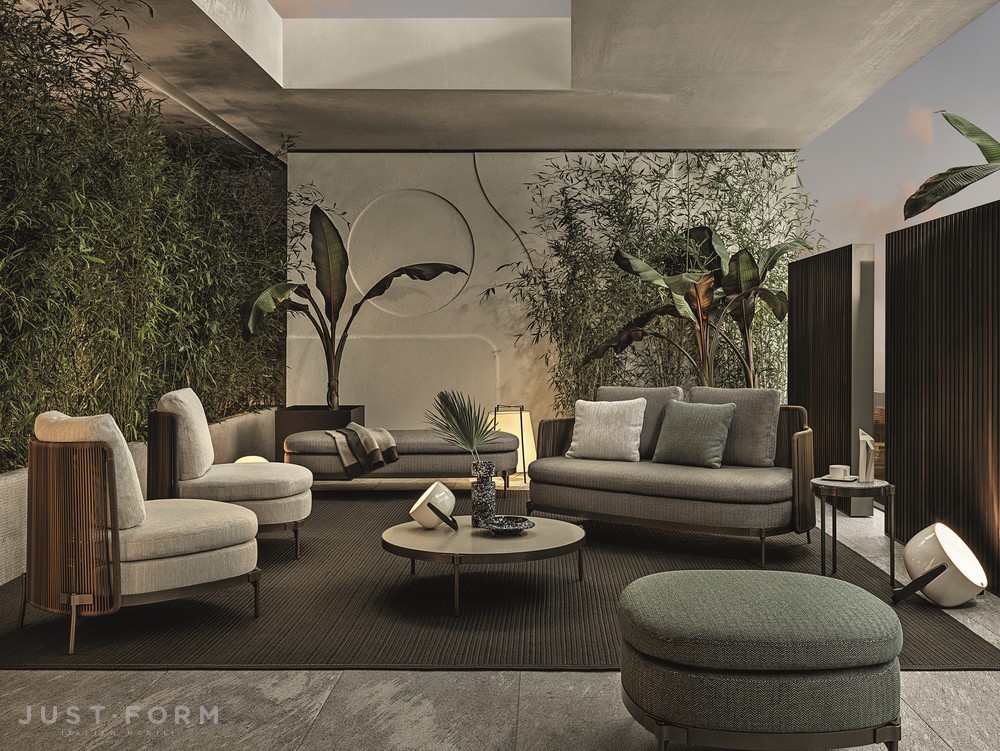 Садовый диван Tape "Cord" Outdoor фабрика Minotti фотография № 11