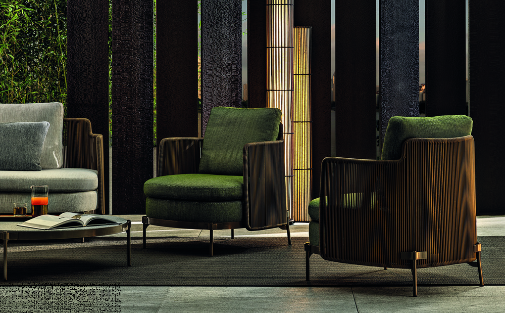 Садовое кресло Tape Cord Outdoor фабрика Minotti фотография № 7