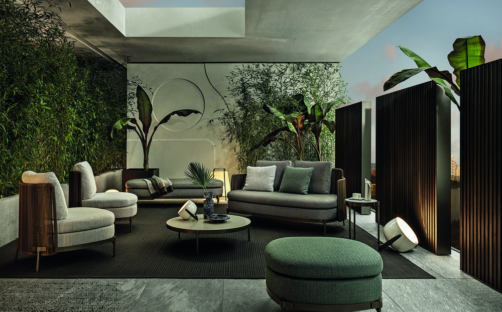 Садовое кресло Tape Cord Outdoor фабрика Minotti фотография № 8