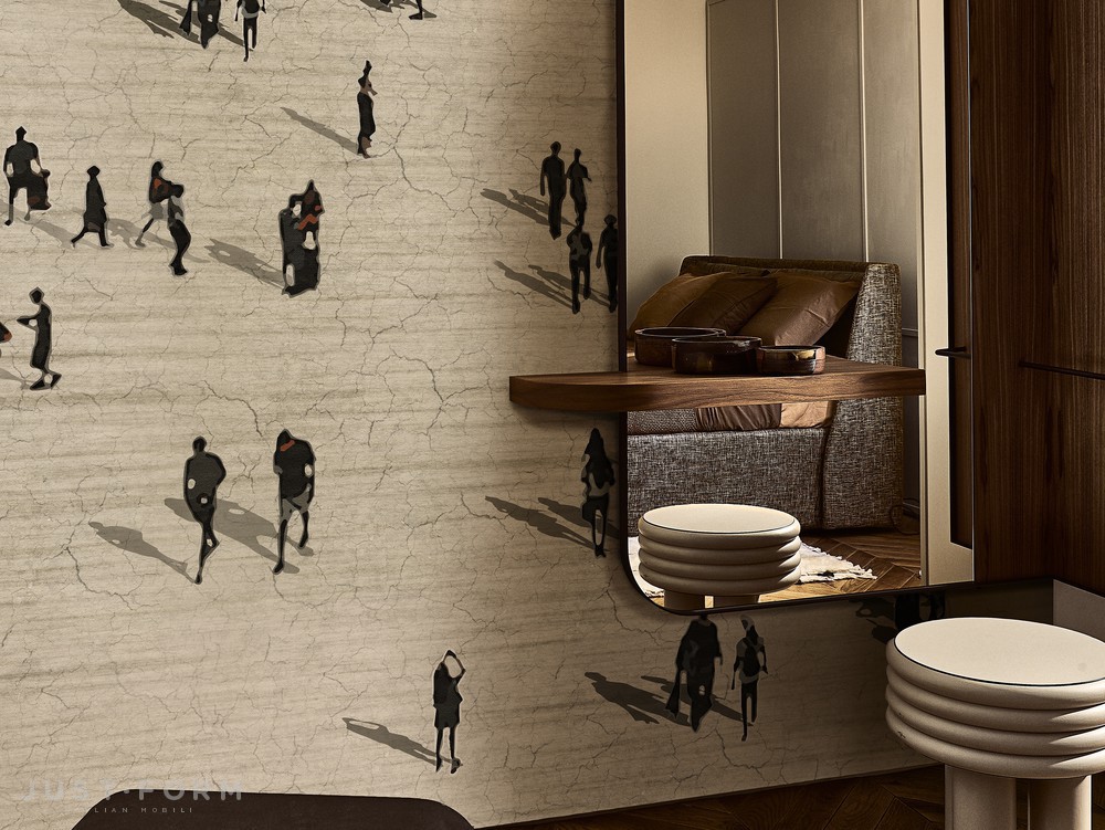Обои La Citta' Fluida фабрика Wall & Deco фотография № 4