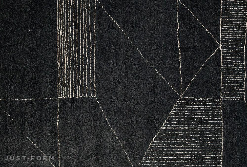 Ковер Berbere Dark Grey + Natural | Pattern A фабрика Baxter фотография № 1