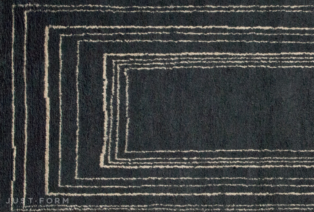 Ковер Berbere Dark Grey + Natural | Pattern B фабрика Baxter фотография № 1