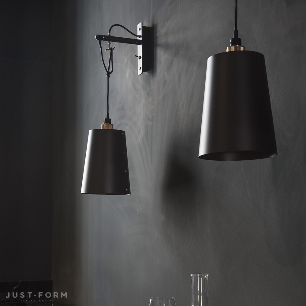Бра Hooked Wall / Large / Graphite / Smoked Bronze фабрика Buster + Punch фотография № 3