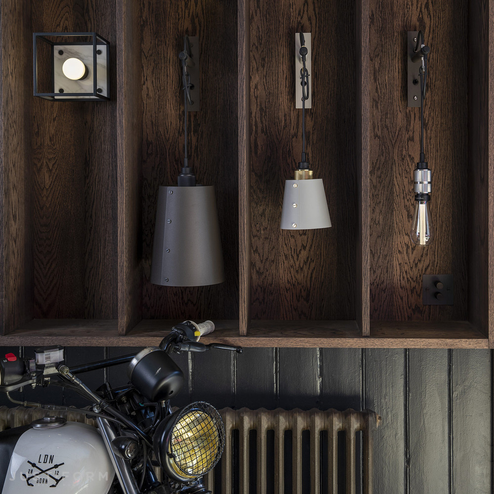Бра Hooked Wall / Large / Stone / Smoked Bronze фабрика Buster + Punch фотография № 7