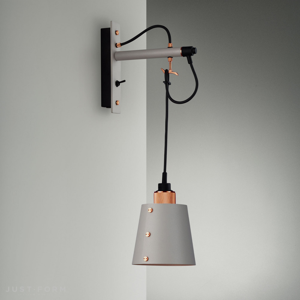 Бра Hooked Wall / Small / Stone / Copper фабрика Buster + Punch фотография № 1