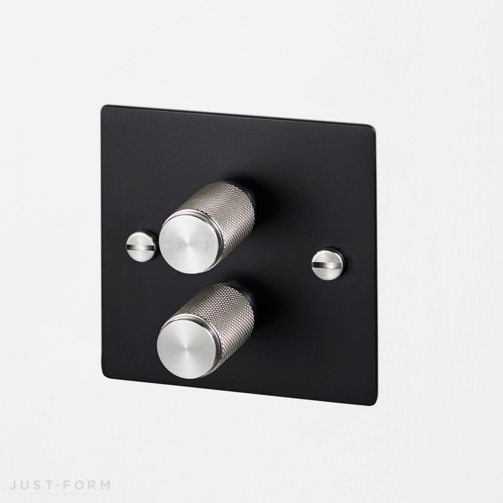 Двойной диммер 2G Dimmer / Black / Steel фабрика Buster + Punch фотография № 1