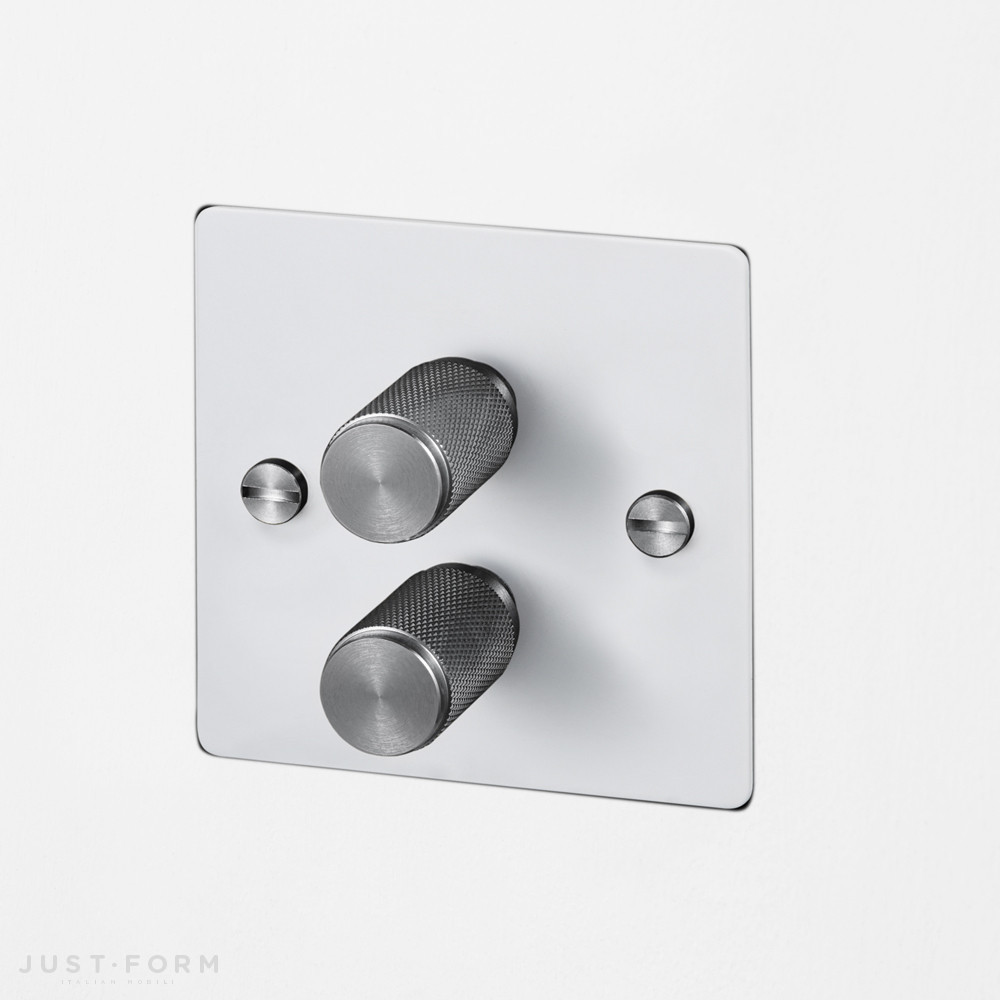 Двойной диммер 2G Dimmer / White / Steel фабрика Buster + Punch фотография № 1
