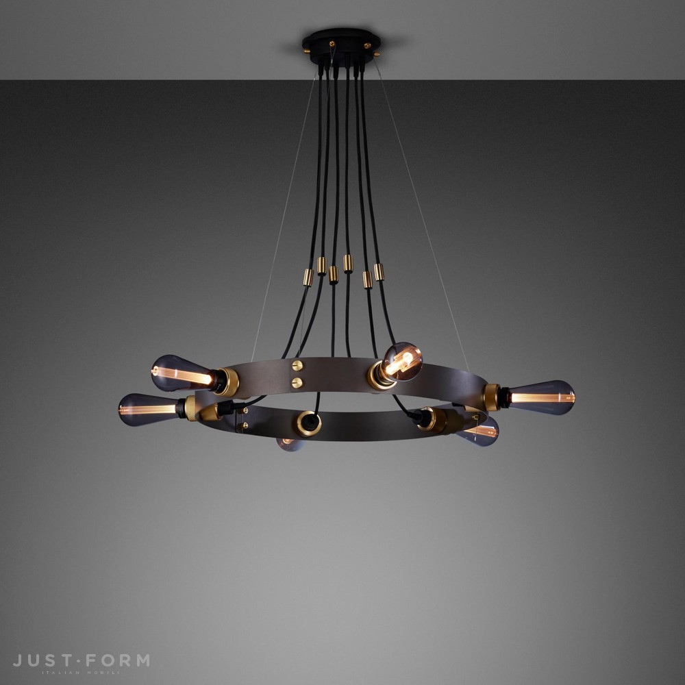 Люстра Hero Light / Graphite / Brass фабрика Buster + Punch фотография № 2