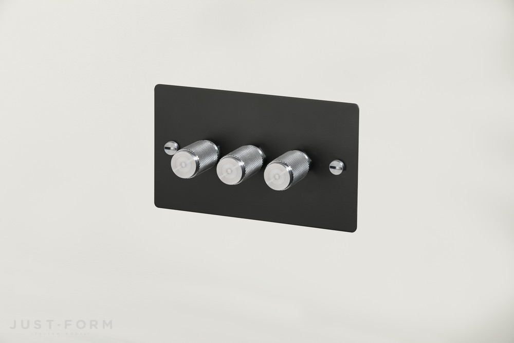 Тройной диммер 3G Dimmer / Black / Steel фабрика Buster + Punch фотография № 1