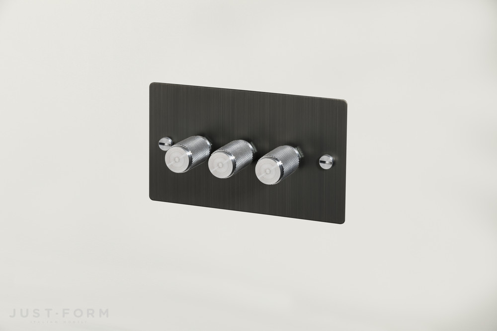 Тройной диммер 3G Dimmer / Smoked Bronze / Steel фабрика Buster + Punch фотография № 1