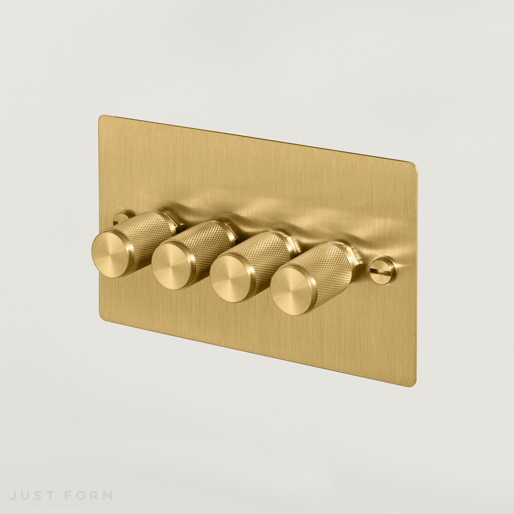 Диммер с четырьмя выключателями 4G Dimmer / Brass фабрика Buster + Punch фотография № 1