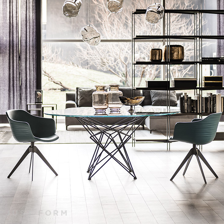 Стеклянный стол Gordon фабрика Cattelan Italia фотография № 10