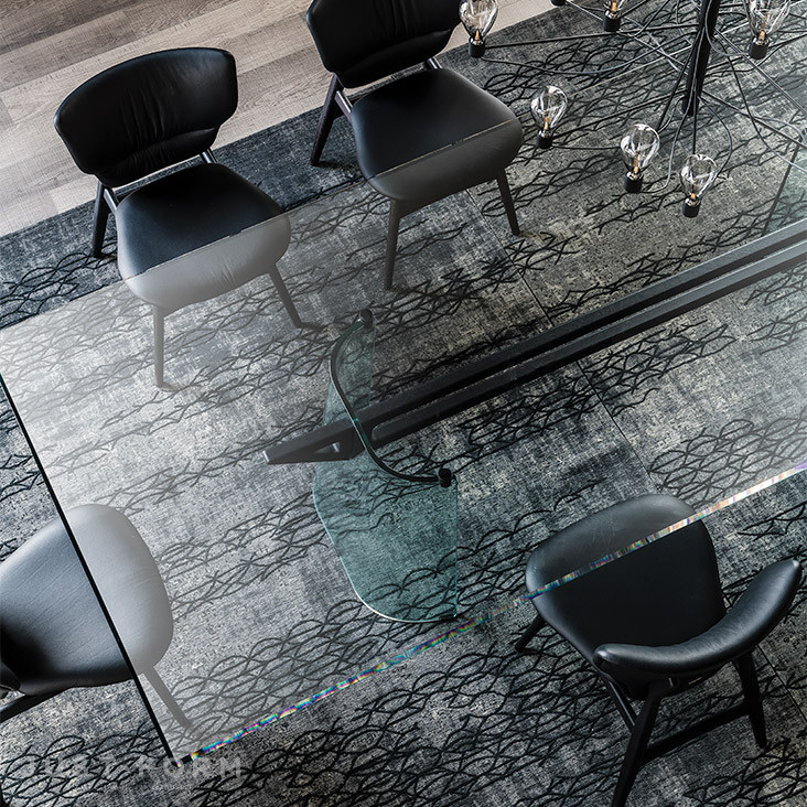 Стеклянный стол Klirr фабрика Cattelan Italia фотография № 7