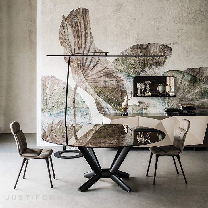 Круглый стеклянный стол Planer Round фабрика Cattelan Italia фотография № 2