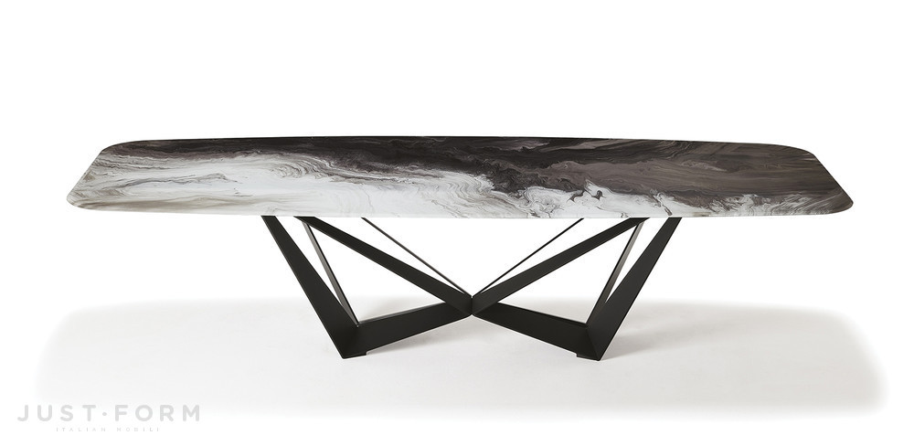 Стеклянный стол Skorpio Crystalart фабрика Cattelan Italia фотография № 1