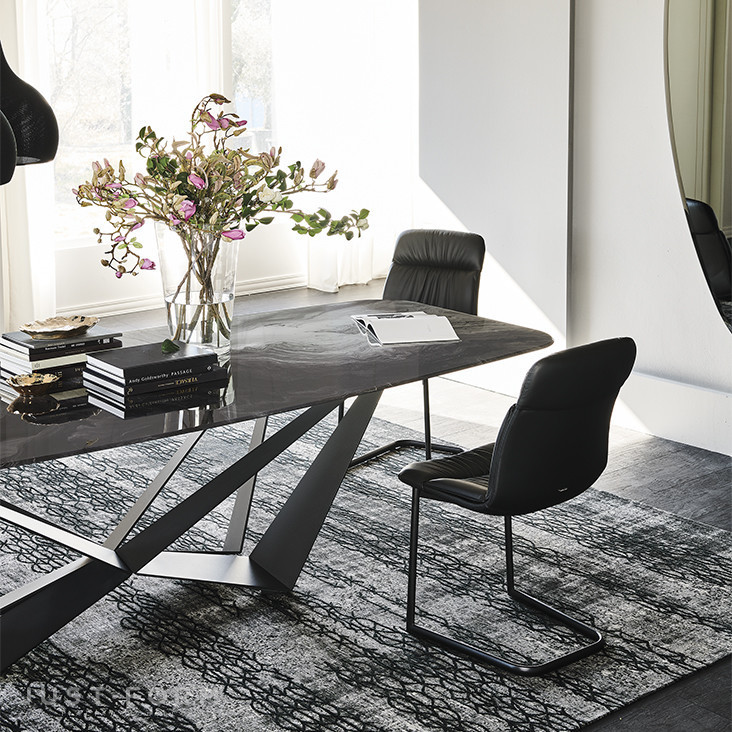 Стеклянный стол Skorpio Crystalart фабрика Cattelan Italia фотография № 8