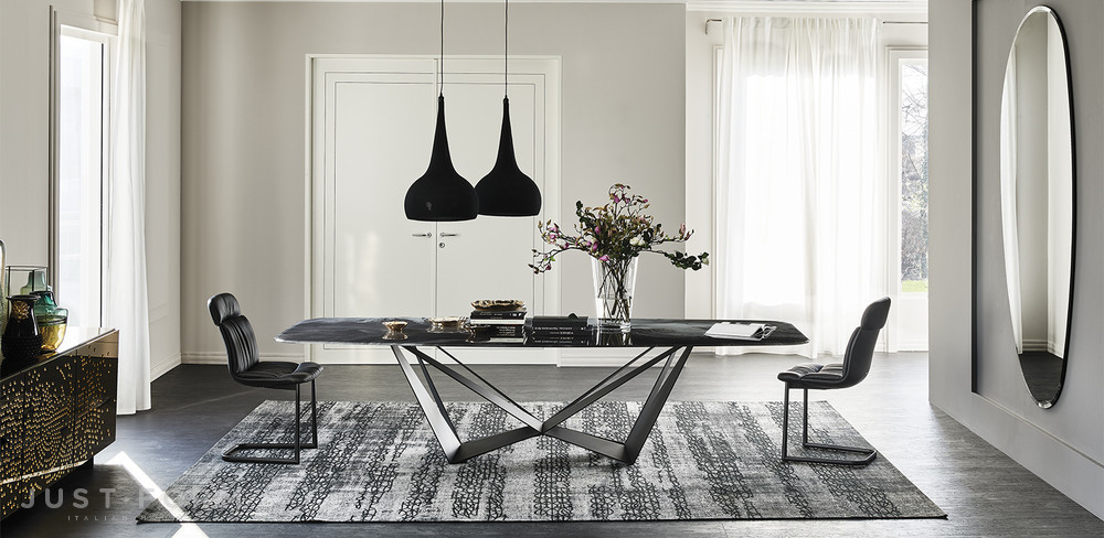 Стеклянный стол Skorpio Crystalart фабрика Cattelan Italia фотография № 2