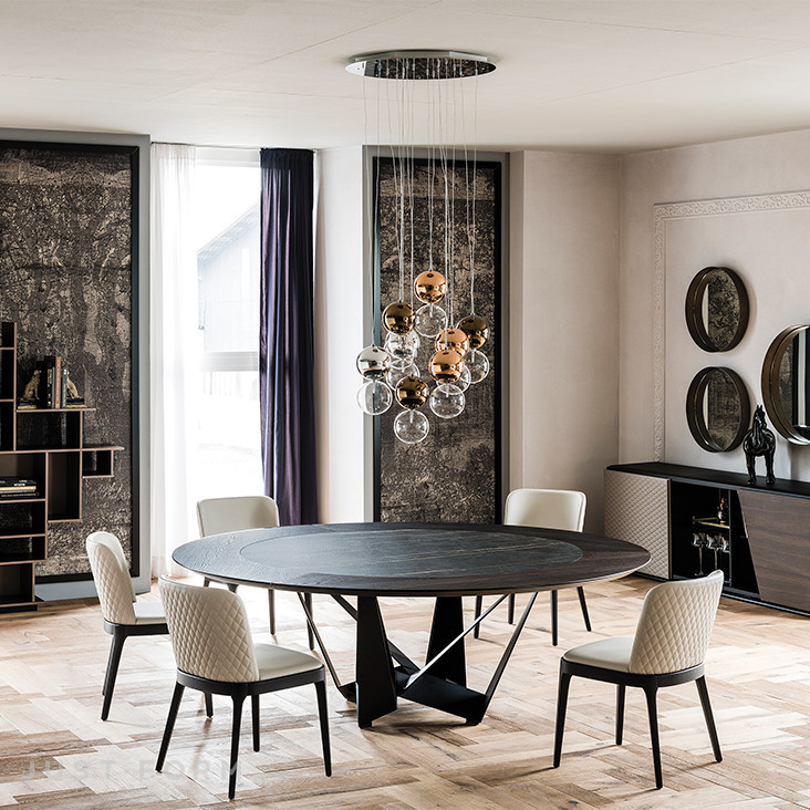Круглый стол Skorpio Ker-Wood Round фабрика Cattelan Italia фотография № 6