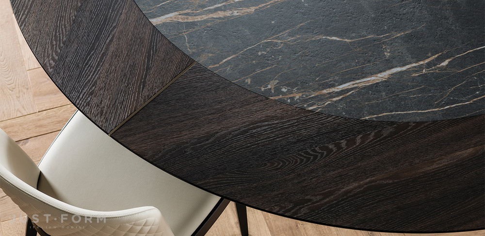 Круглый стол Skorpio Ker-Wood Round фабрика Cattelan Italia фотография № 3