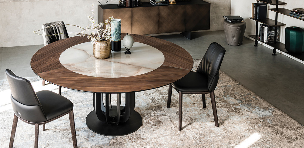 Круглый стол Soho Ker-Wood фабрика Cattelan Italia фотография № 3