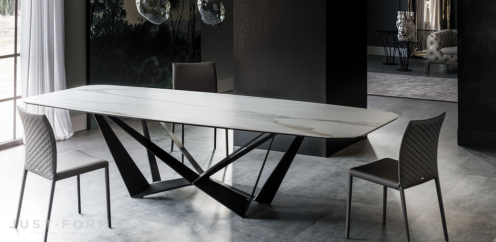 Обеденный стол Skorpio Keramik фабрика Cattelan Italia фотография № 21
