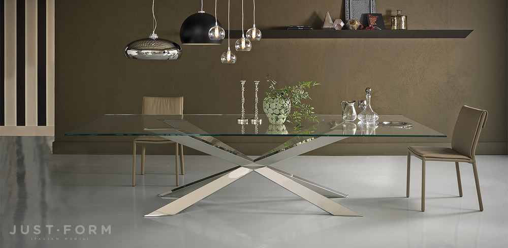 Стеклянный стол Spyder фабрика Cattelan Italia фотография № 18