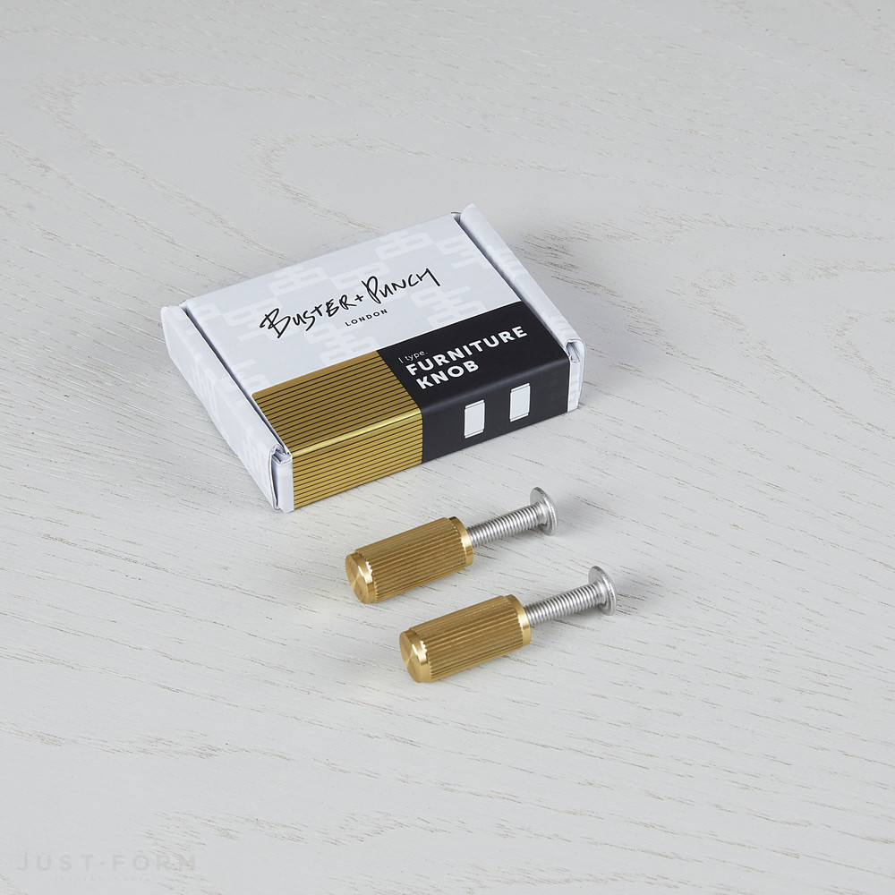 Ручка для мебели Furniture Knob / Linear / Brass фабрика Buster + Punch фотография № 5