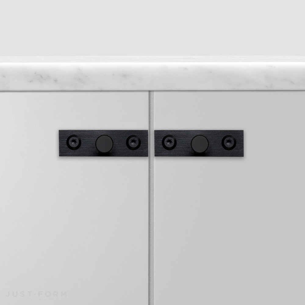 Ручка для мебели Furniture Knob / Plate / Linear / Black    фабрика Buster + Punch фотография № 2
