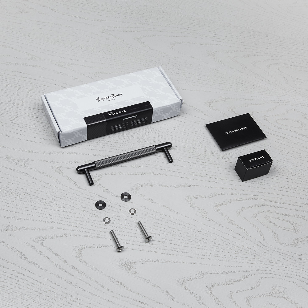 Ручка для мебели Pull Bar / Linear / Gun Metal фабрика Buster + Punch фотография № 9