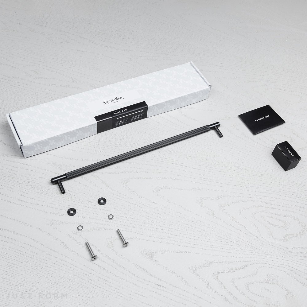 Ручка для мебели Pull Bar / Linear / Gun Metal фабрика Buster + Punch фотография № 11