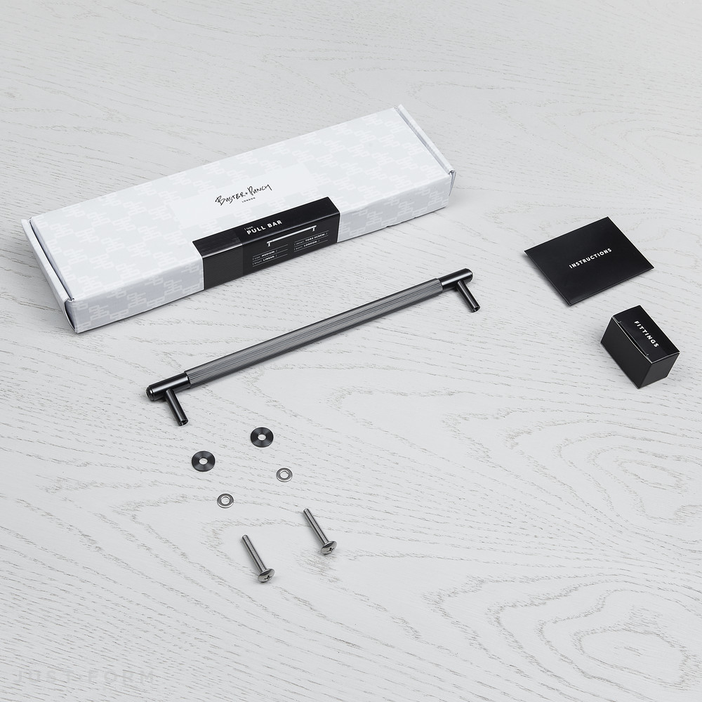 Ручка для мебели Pull Bar / Linear / Gun Metal фабрика Buster + Punch фотография № 10