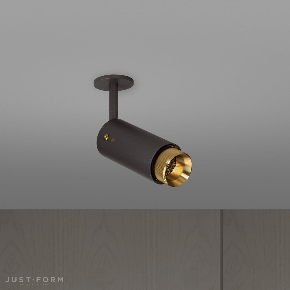 Точечный светильник Exhaust Spot / Linear / Graphite / Brass фабрика Buster + Punch фотография № 1