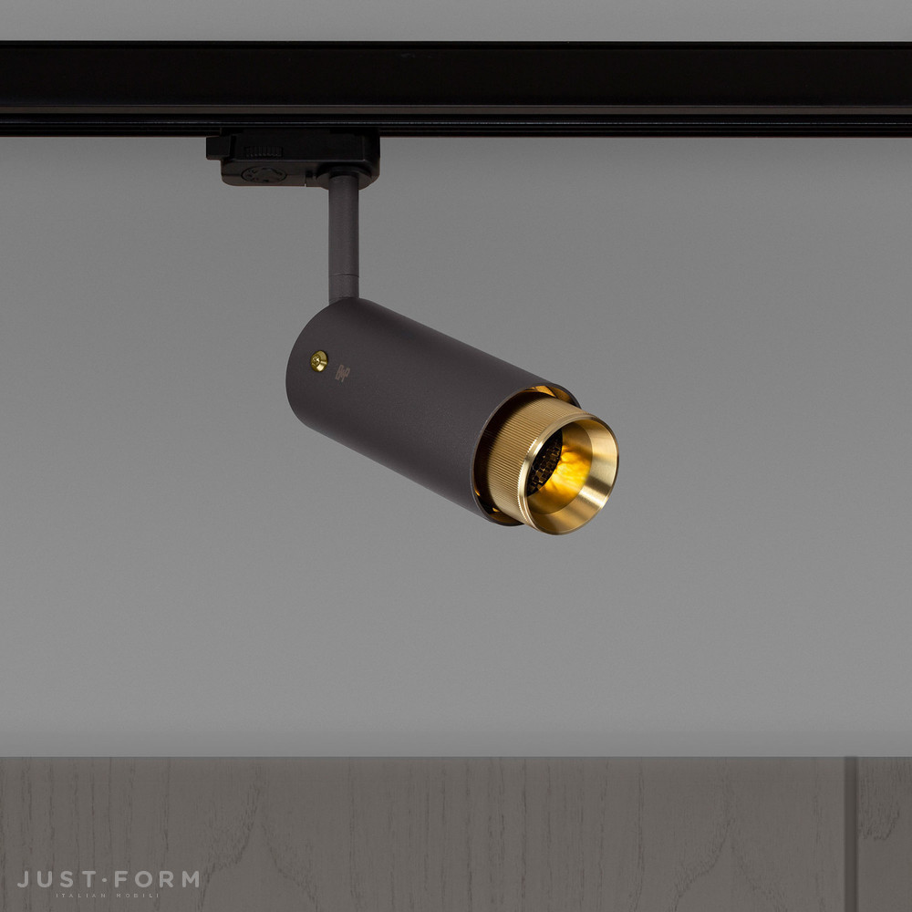 Трековый светильник Exhaust Track / Linear / Graphite / Brass фабрика Buster + Punch фотография № 1