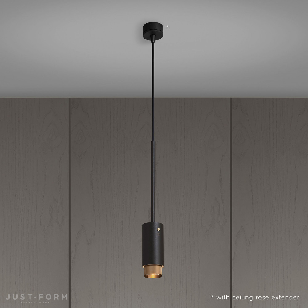 Подвесной светильник Exhaust Pendant / Linear / Graphite / Brass фабрика Buster + Punch фотография № 5