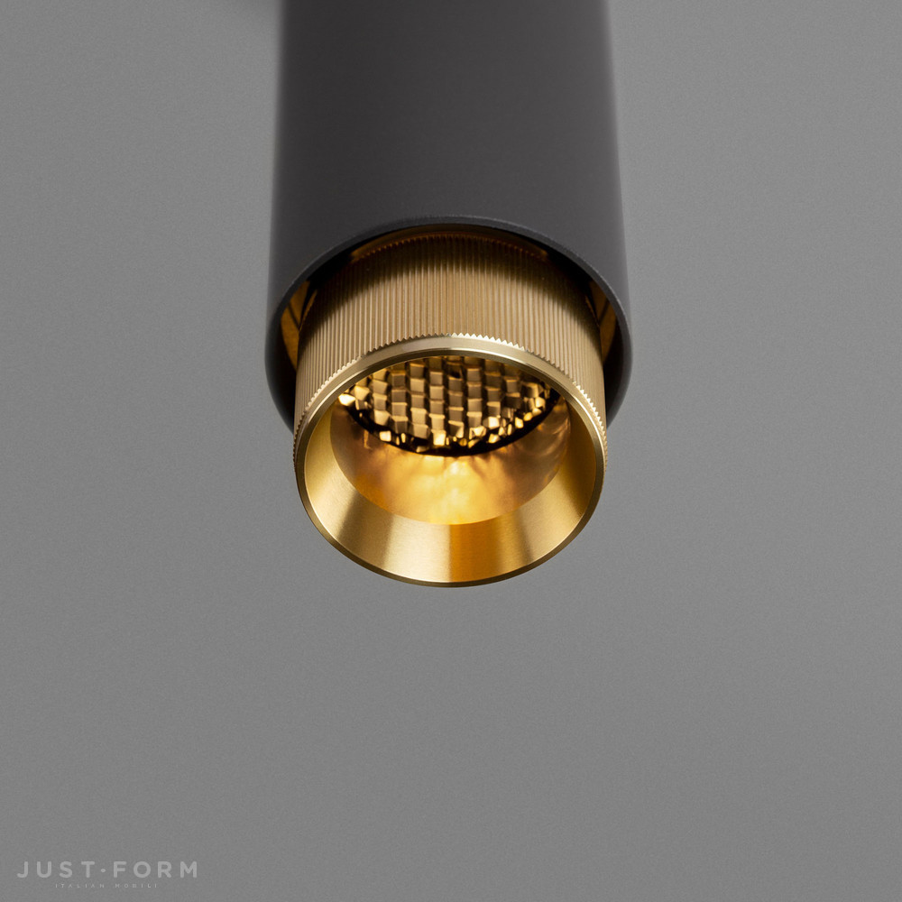 Подвесной светильник Exhaust Pendant / Linear / Graphite / Brass фабрика Buster + Punch фотография № 2
