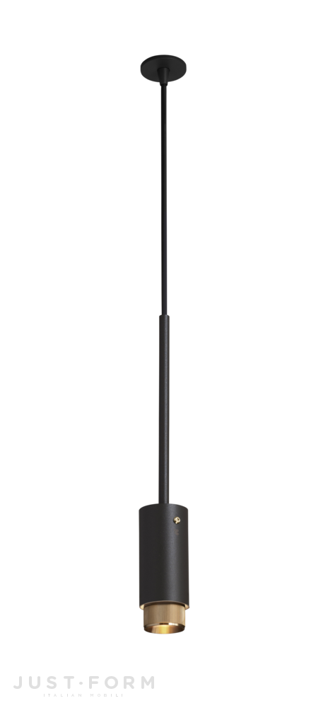 Подвесной светильник Exhaust Pendant / Linear / Graphite / Brass фабрика Buster + Punch фотография № 3