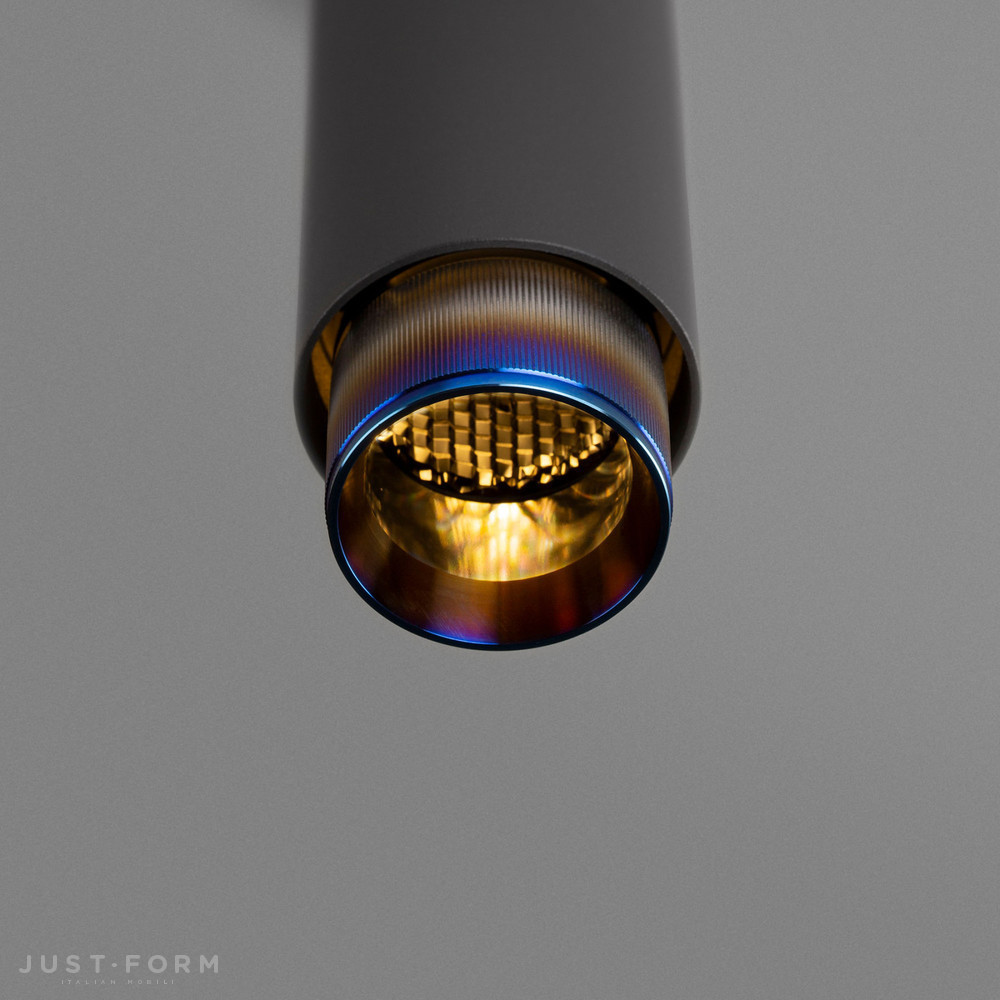 Подвесной светильник Exhaust Pendant / Linear / Graphite / Burnt Steel фабрика Buster + Punch фотография № 2