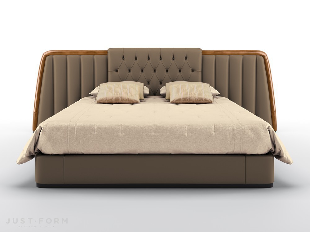 Кровать Bernini Xylo Wide фабрика BRUNO ZAMPA S.r.l.  фотография № 1
