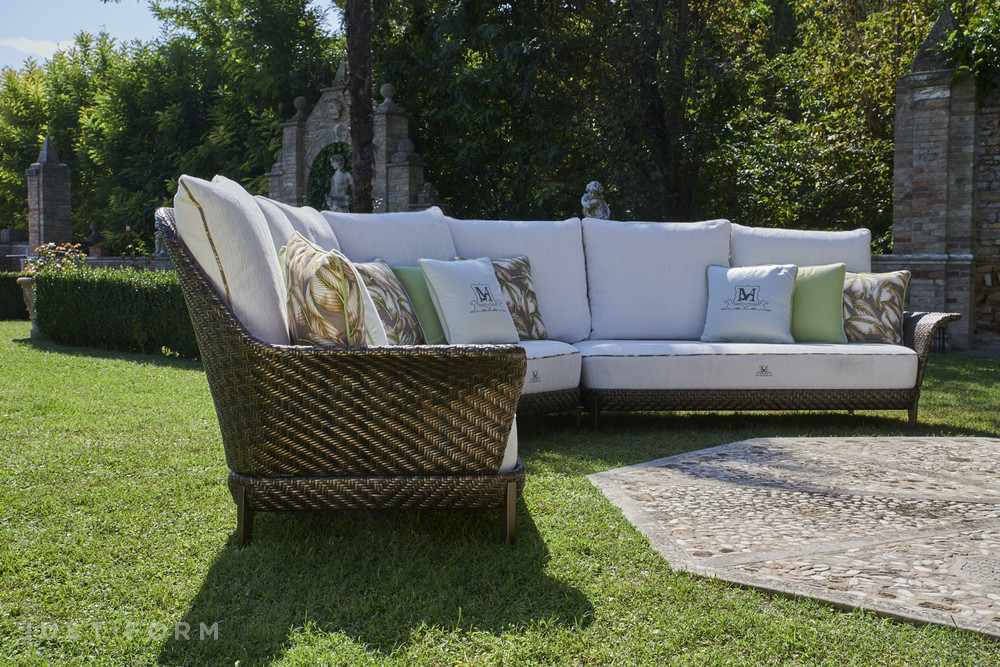 Садовый диван Samuele Mazza Outdoor Aralia фабрика DFN фотография № 1