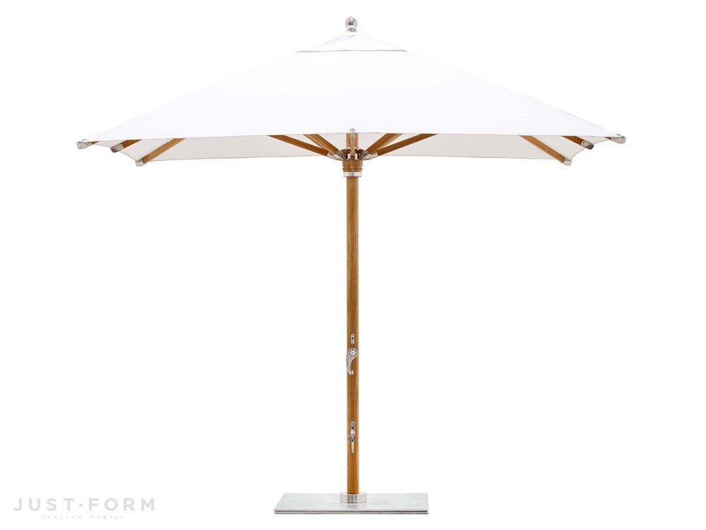 Садовый зонт Ocean Master Max Nautical Teak Hardwood фабрика Tuuci фотография № 1