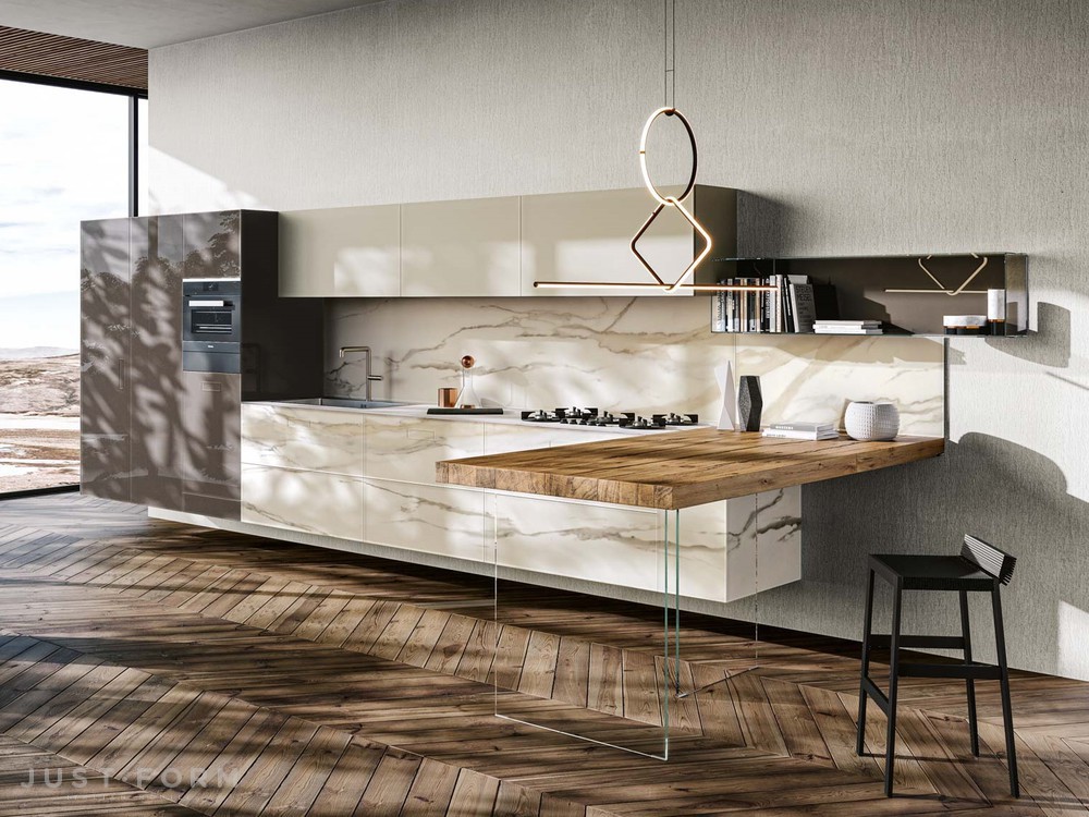 Кухонный гарнитур 36 E8 Marble Xglass фабрика Lago фотография № 15