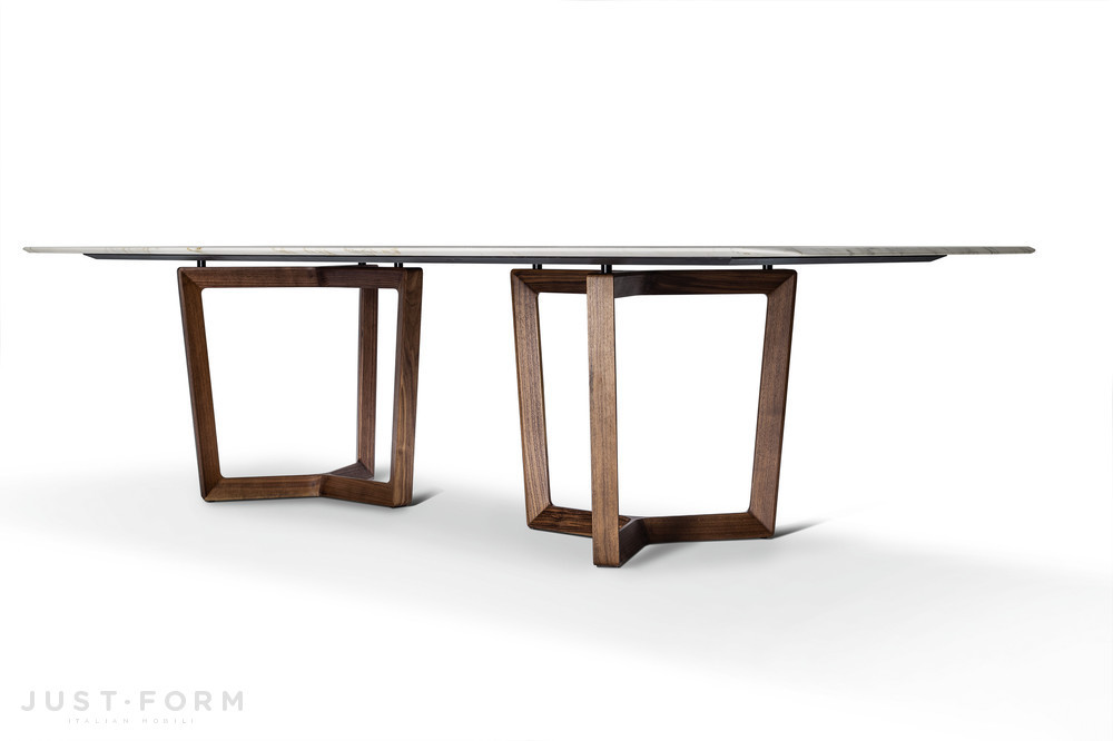 Rectangular Wooden And Marble Table Bolero Ravel фабрика Poltrona Frau фотография № 6