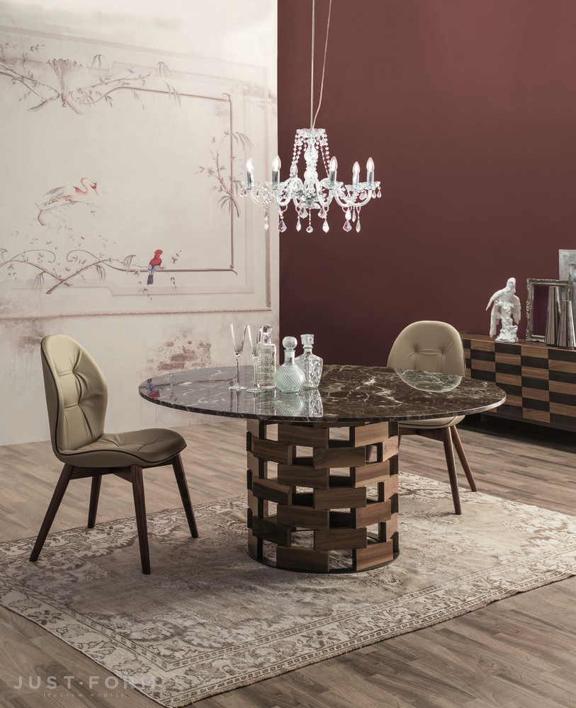 Стеклянный столик Colosseo фабрика Tonin Casa фотография № 3
